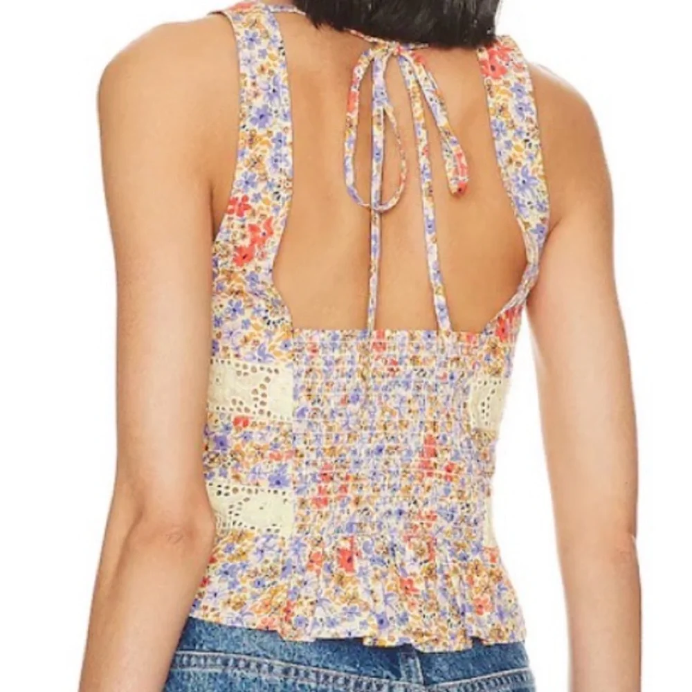 Free People Revolve Kiana Lace Printed Tank - NWT! - Picture 2 of 8